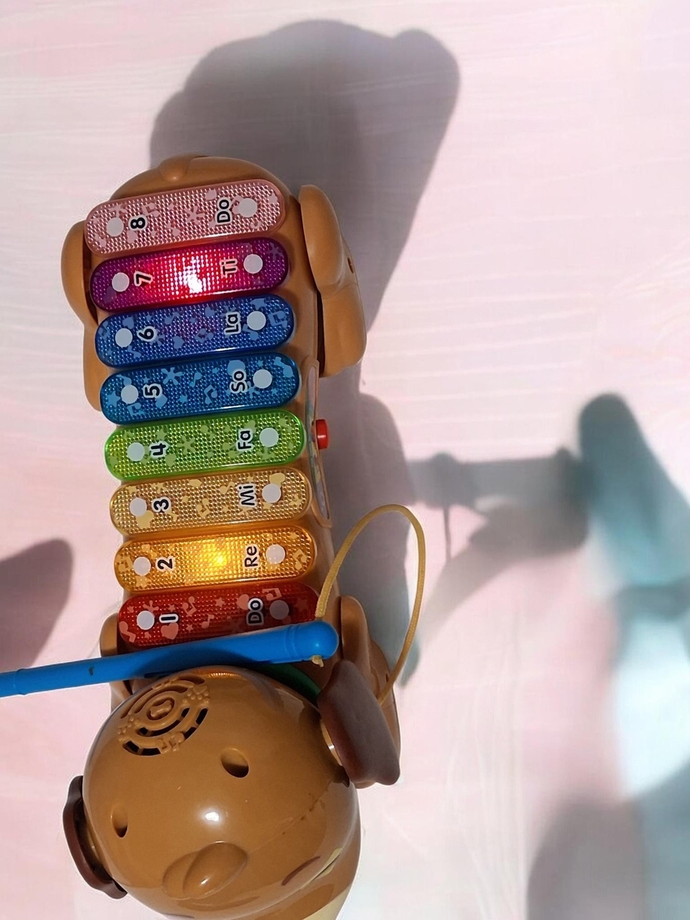 Colorful Kids Xylophone Toy with Mallet - Multicolor